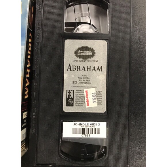 Abraham (VHS, 1994) Richard Harris, Barbara Hershey - Picture 3 of 4